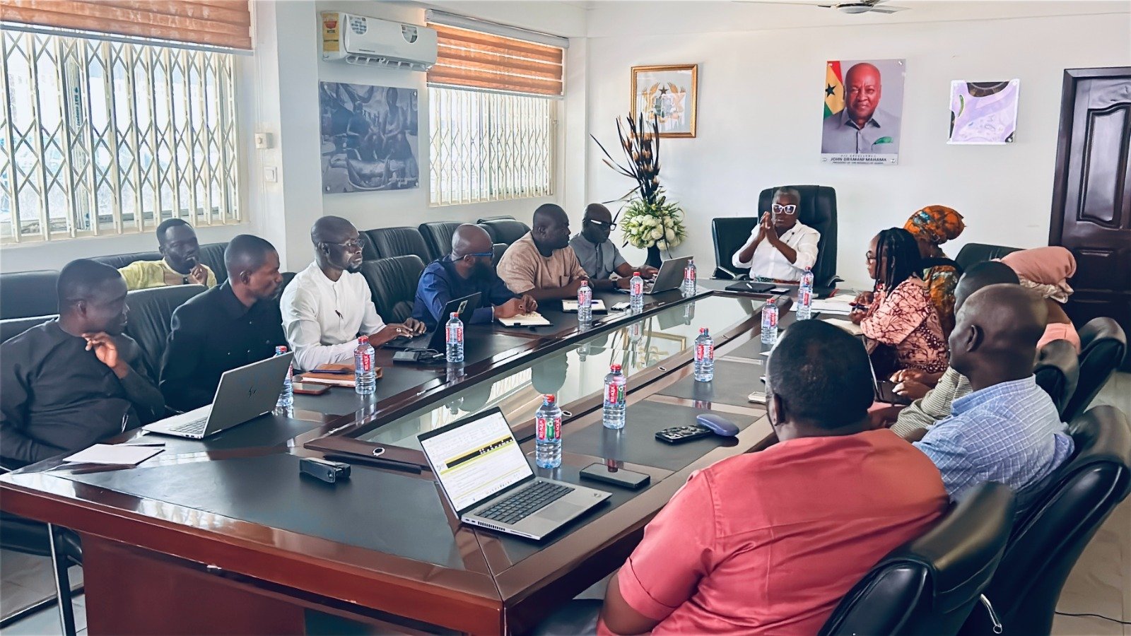 GFRA and Partners Present IEZET Project to MoFA and Fisheries Commission